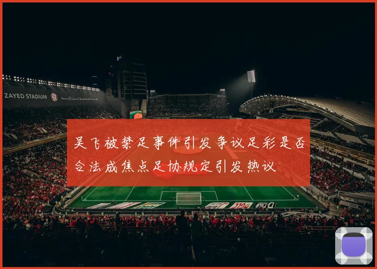 吴飞被禁足事件引发争议足彩是否合法成焦点足协规定引发热议